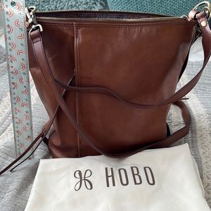 HOBO bucket crossbody Brown